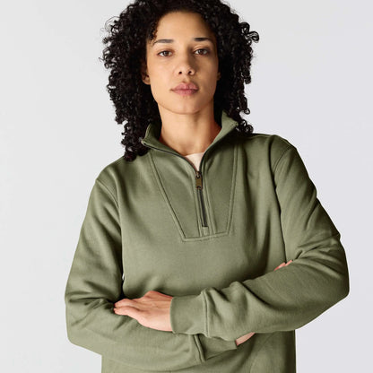 Women's TENCEL™ Fiber Series Half-Zip Sweatshirt