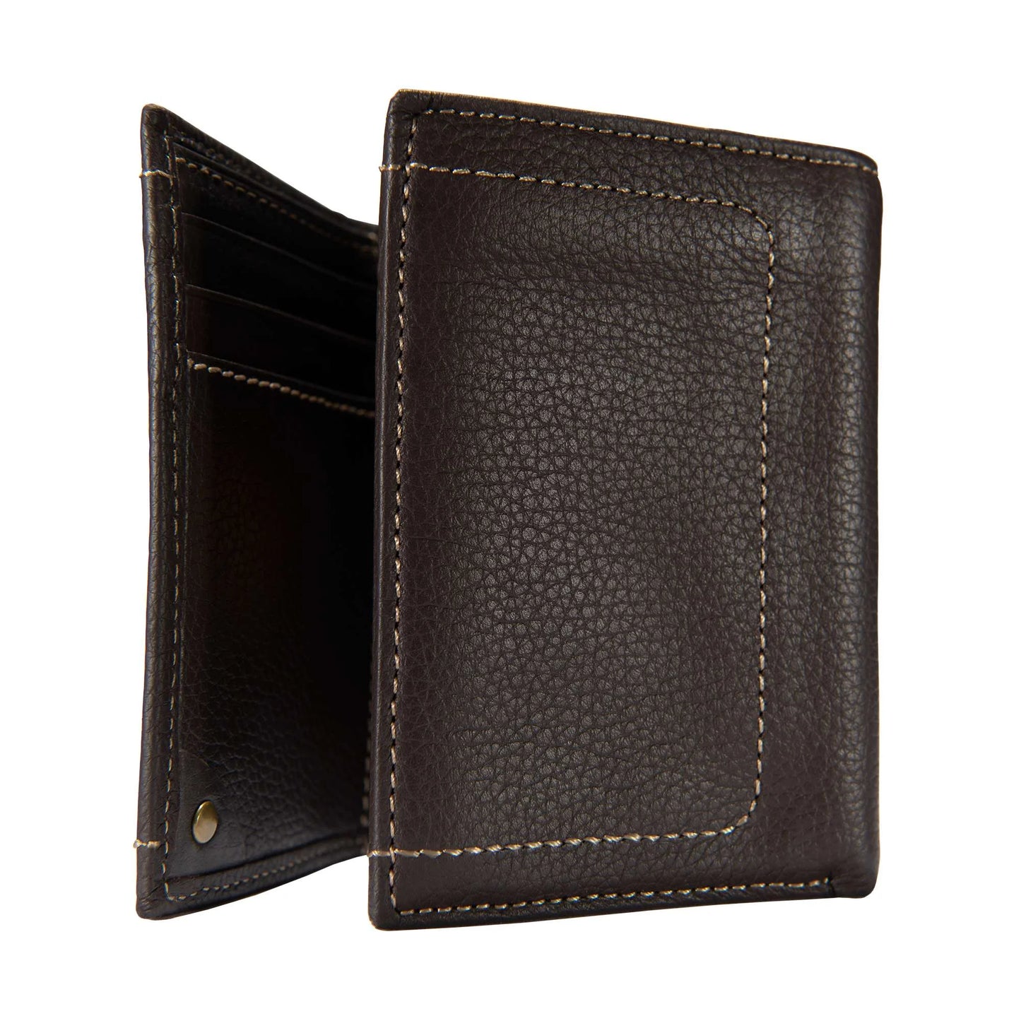 Pebble Leather Trifold Wallet