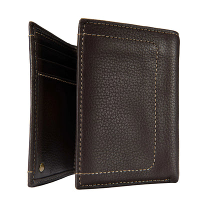 Pebble Leather Trifold Wallet