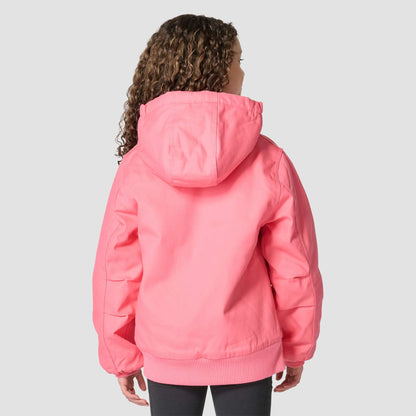 Girls' Canvas Insulated Hooded Active Jac (Youth)