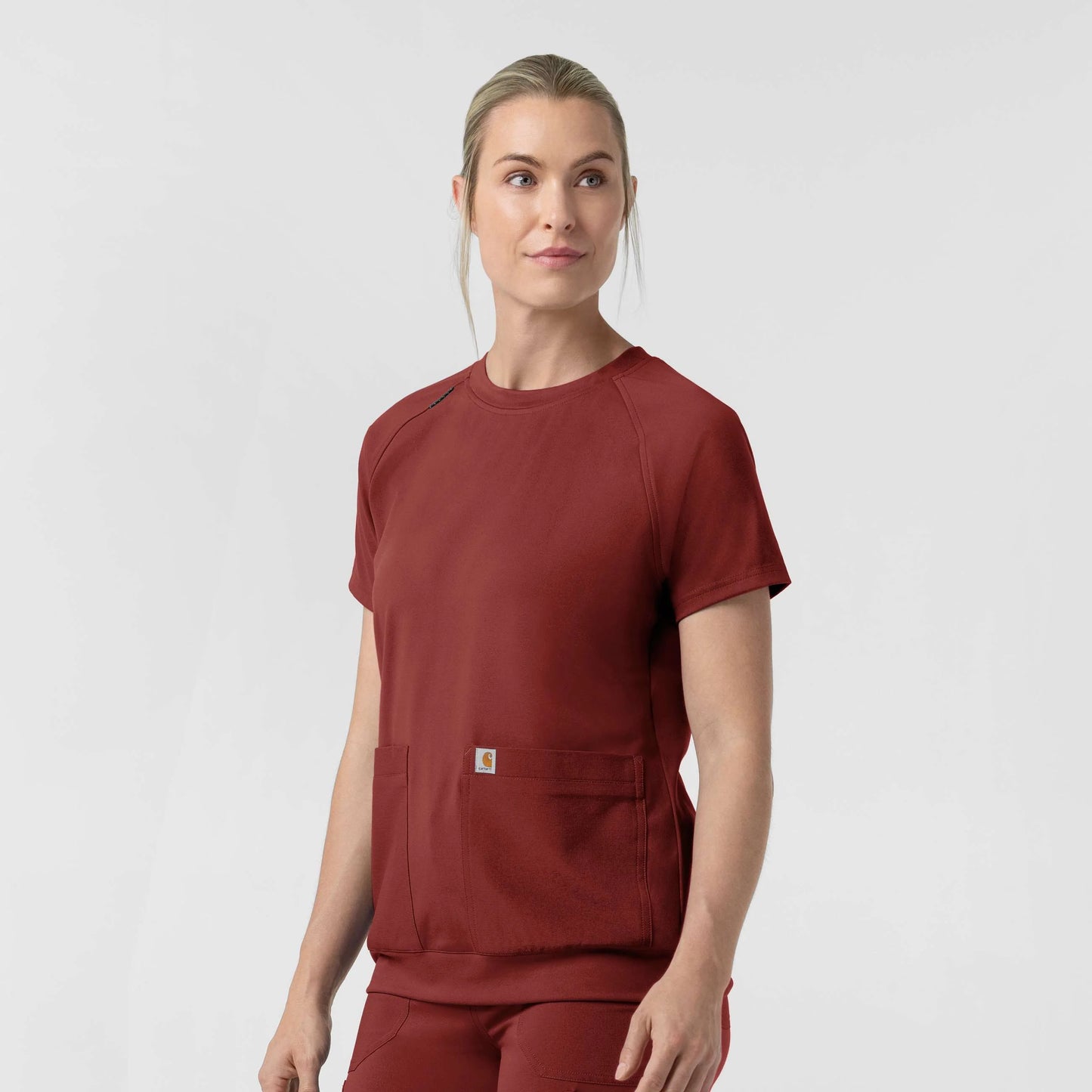 Women's Force Cross-Flex Knit Crew Neck Scrub Top