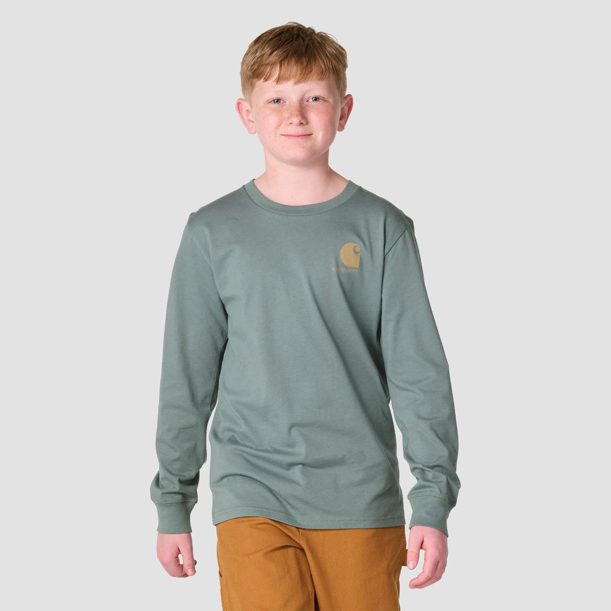 Boys' Long Sleeve Utility Vehicle Pocket T-Shirt (Toddler/Child/Youth)