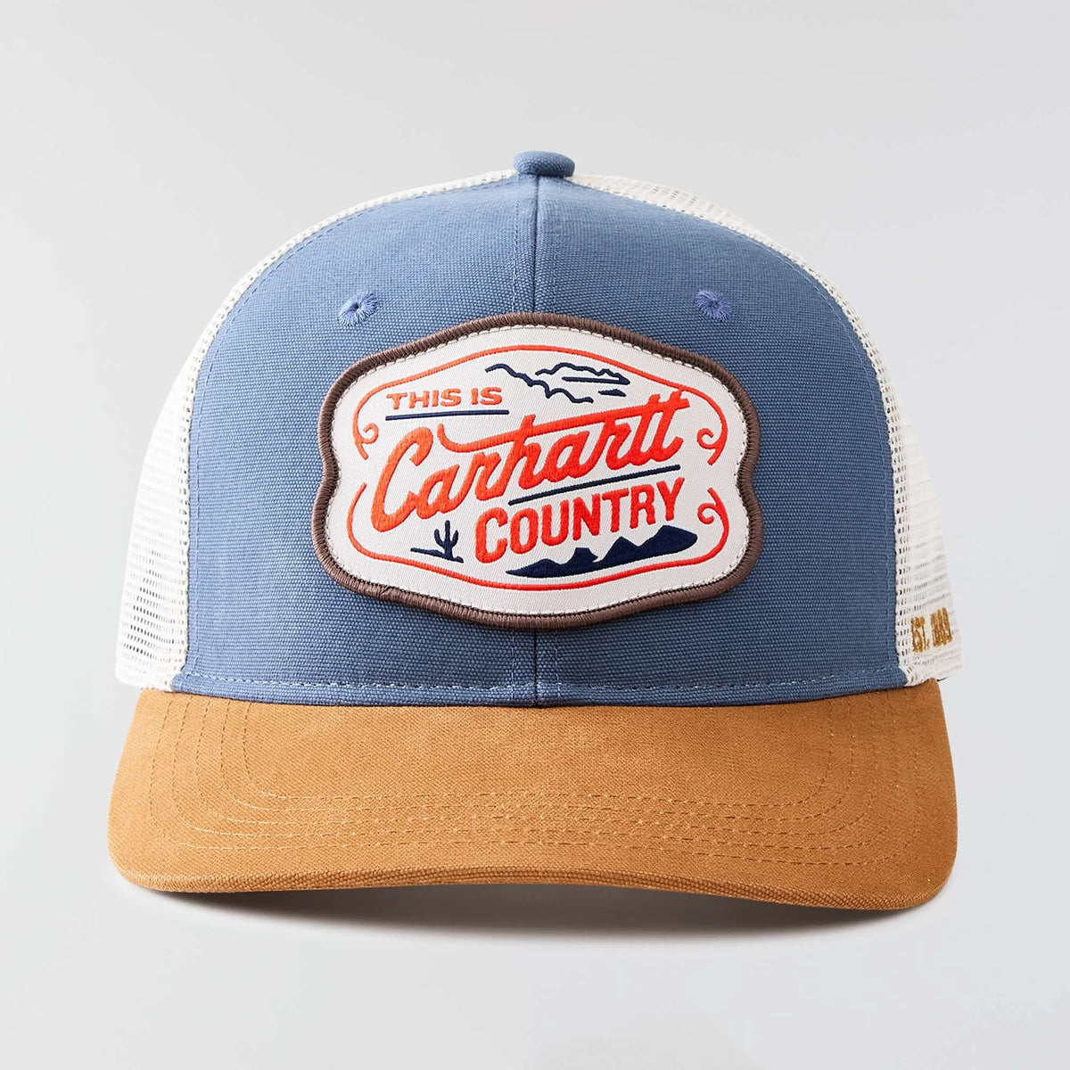 Canvas Mesh-Back Country Graphic Cap