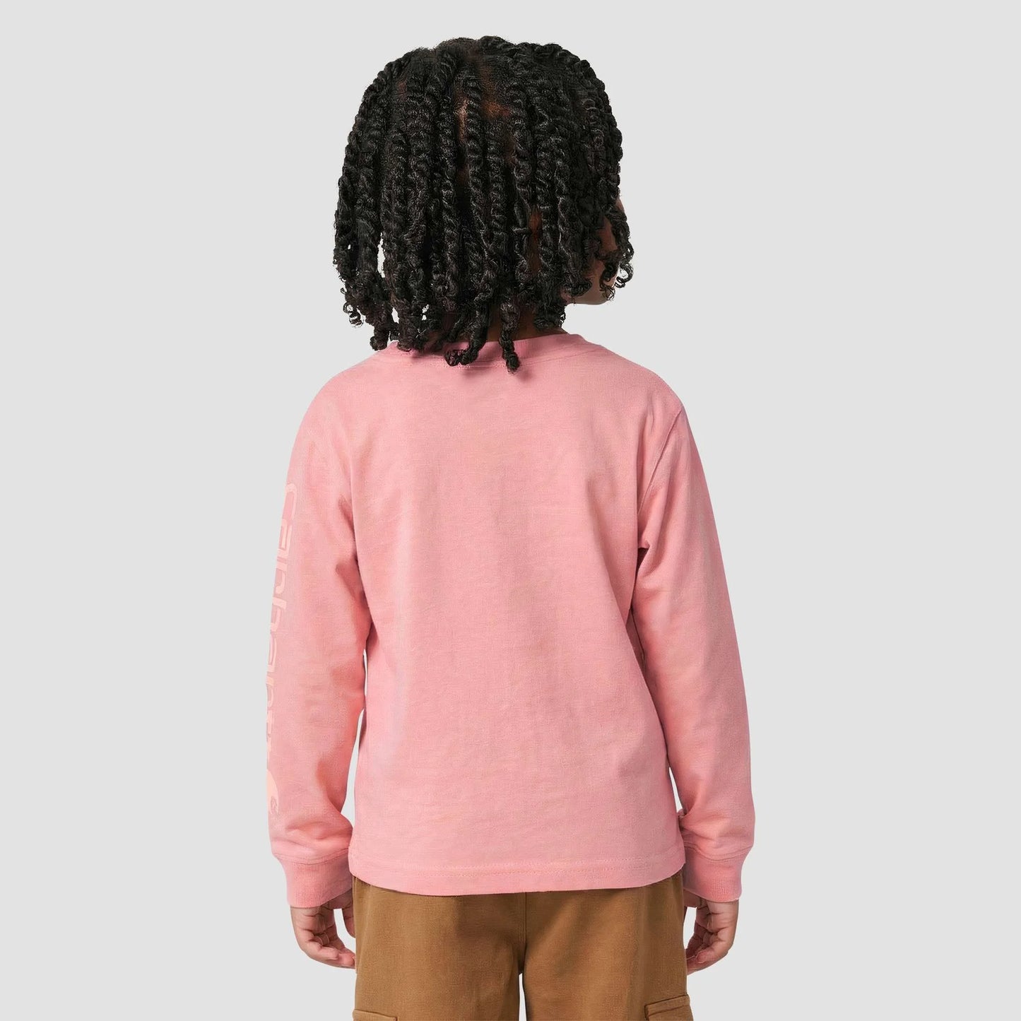 Girls' Long Sleeve Tonal Patch Pocket T-Shirt (Toddler/Child/Youth)