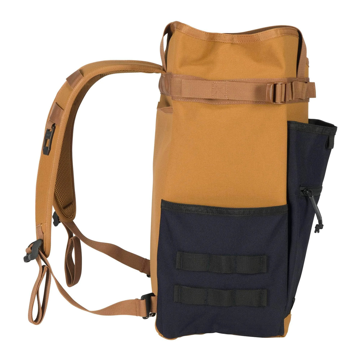 28L Nylon Cinch-Top Convertible Tote Backpack