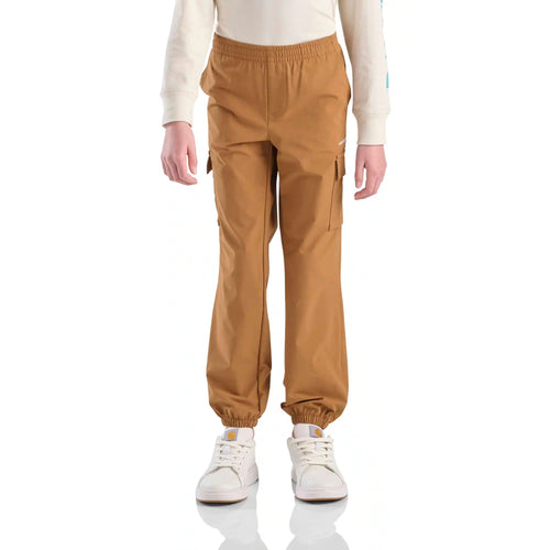 Girls' Elastic Waistband Stretch Woven Cargo Pant (Child/Youth)
