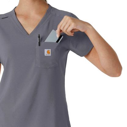 Women's Force Cross-Flex  Tuck-In Scrub Top