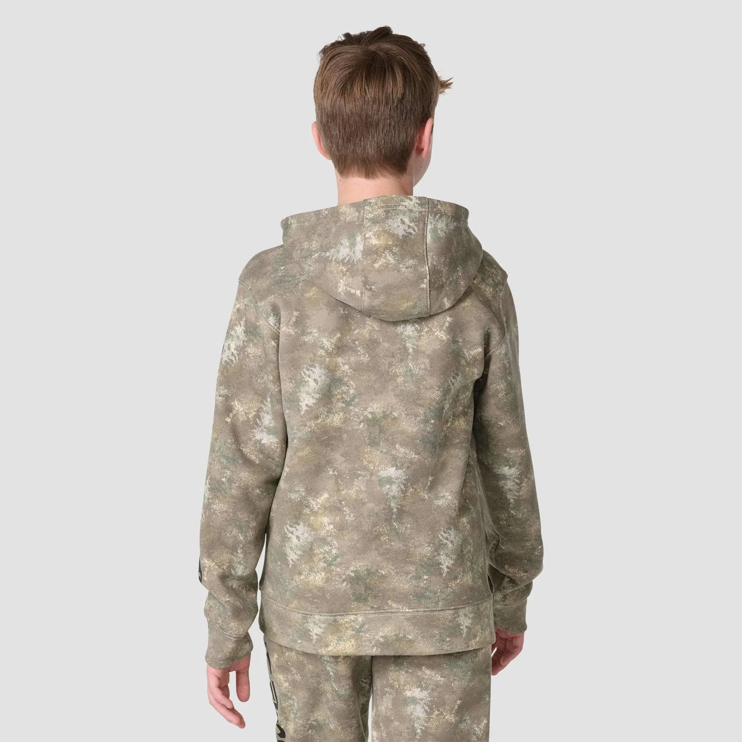 Boys' Long Sleeve Hooded Faded Camo Printed Sweatshirt (Child/Youth)