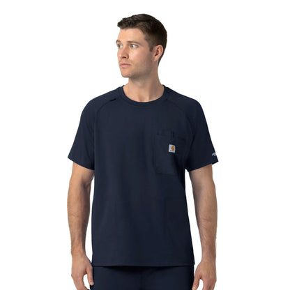 Force Cross-Flex Knit Crew Neck Scrub Top