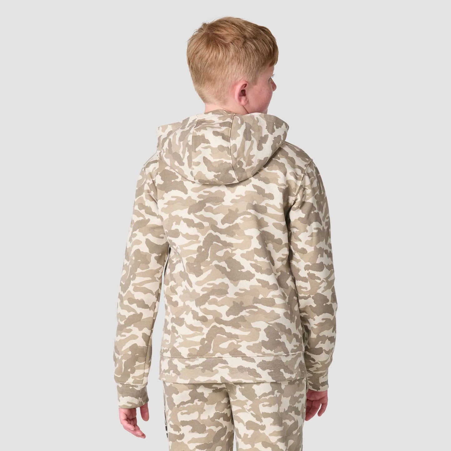 Boys' Long Sleeve Hooded Camo Print Sweatshirt (Child/Youth)
