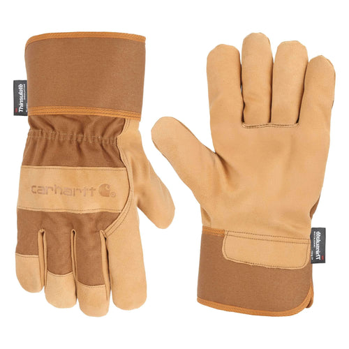 Insulated Duck Synthetic Leather Safety Cuff Glove