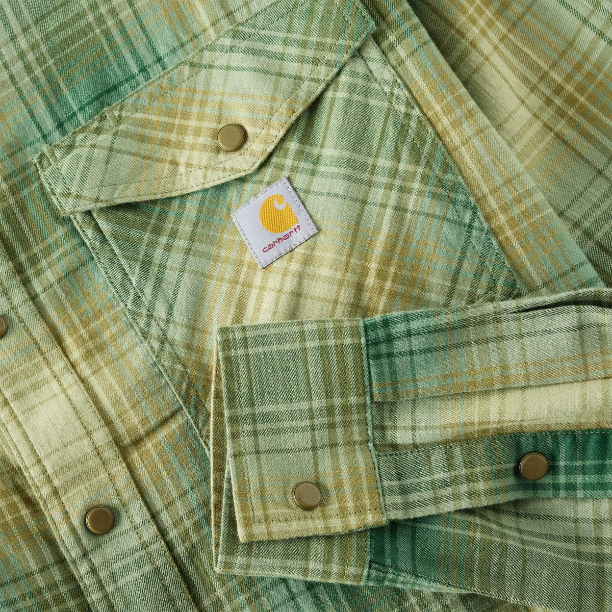 Montana Rugged Flex™ Relaxed Fit Lightweight Long-Sleeve Snap-Front Plaid Shirt