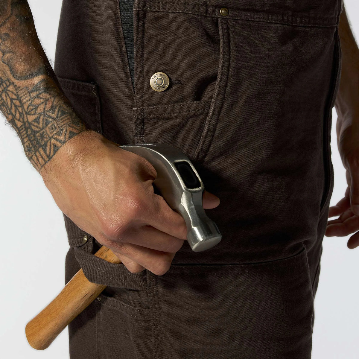 Washed Duck Insulated Bib Overall