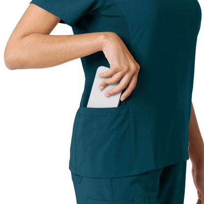 Women's Force Cross-Flex Knit Panel Scrub Top