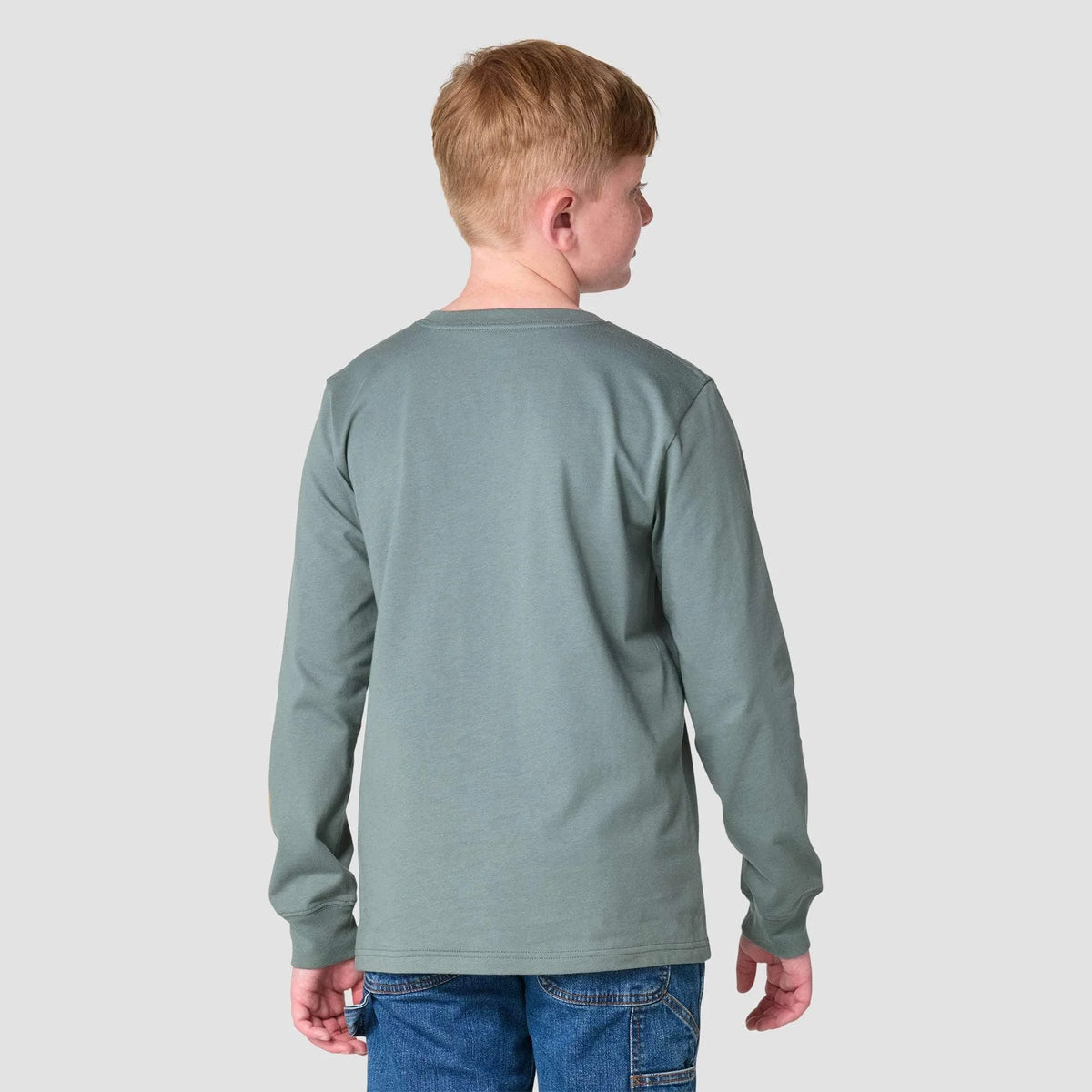 Boys' Long Sleeve Pocket Logo T-Shirt (Toddler/Child/Youth)