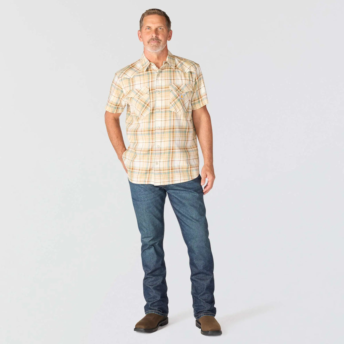 Montana Bozeman Relaxed SS Plaid Shirt
