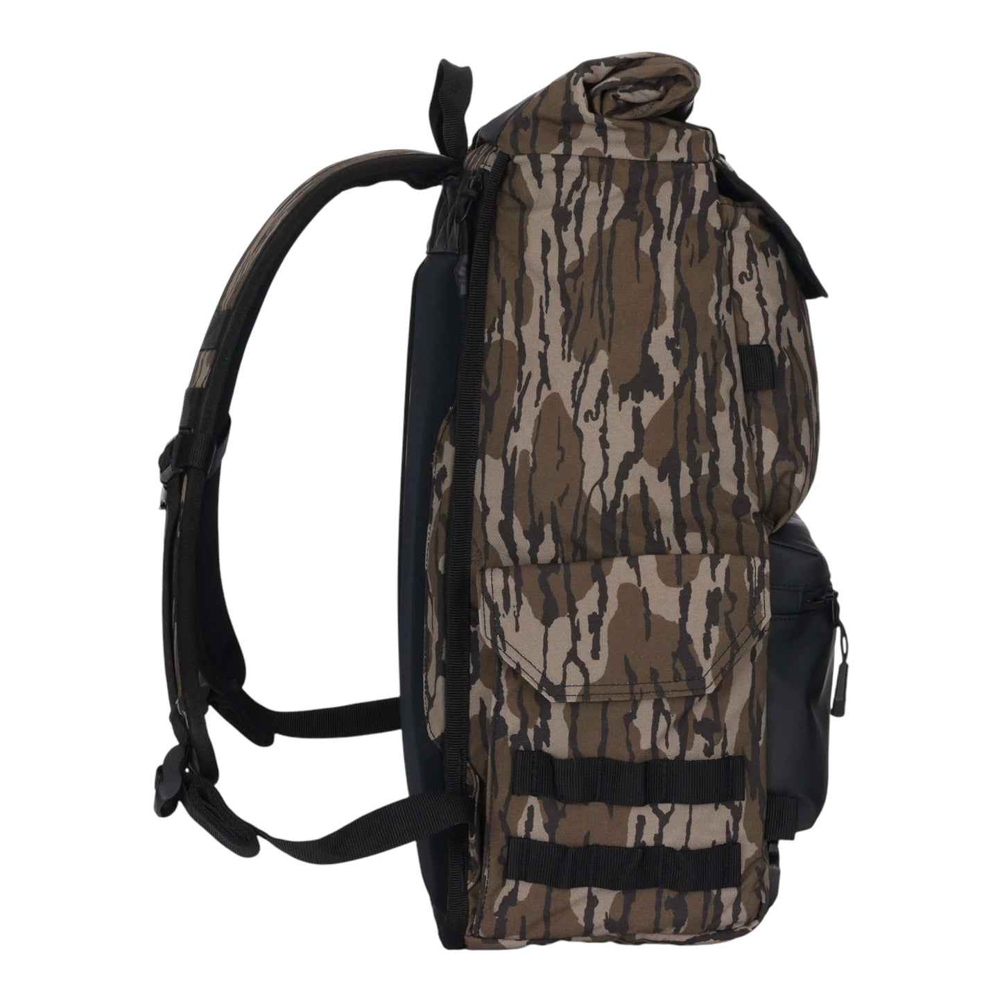 40L Nylon Roll-Top Backpack