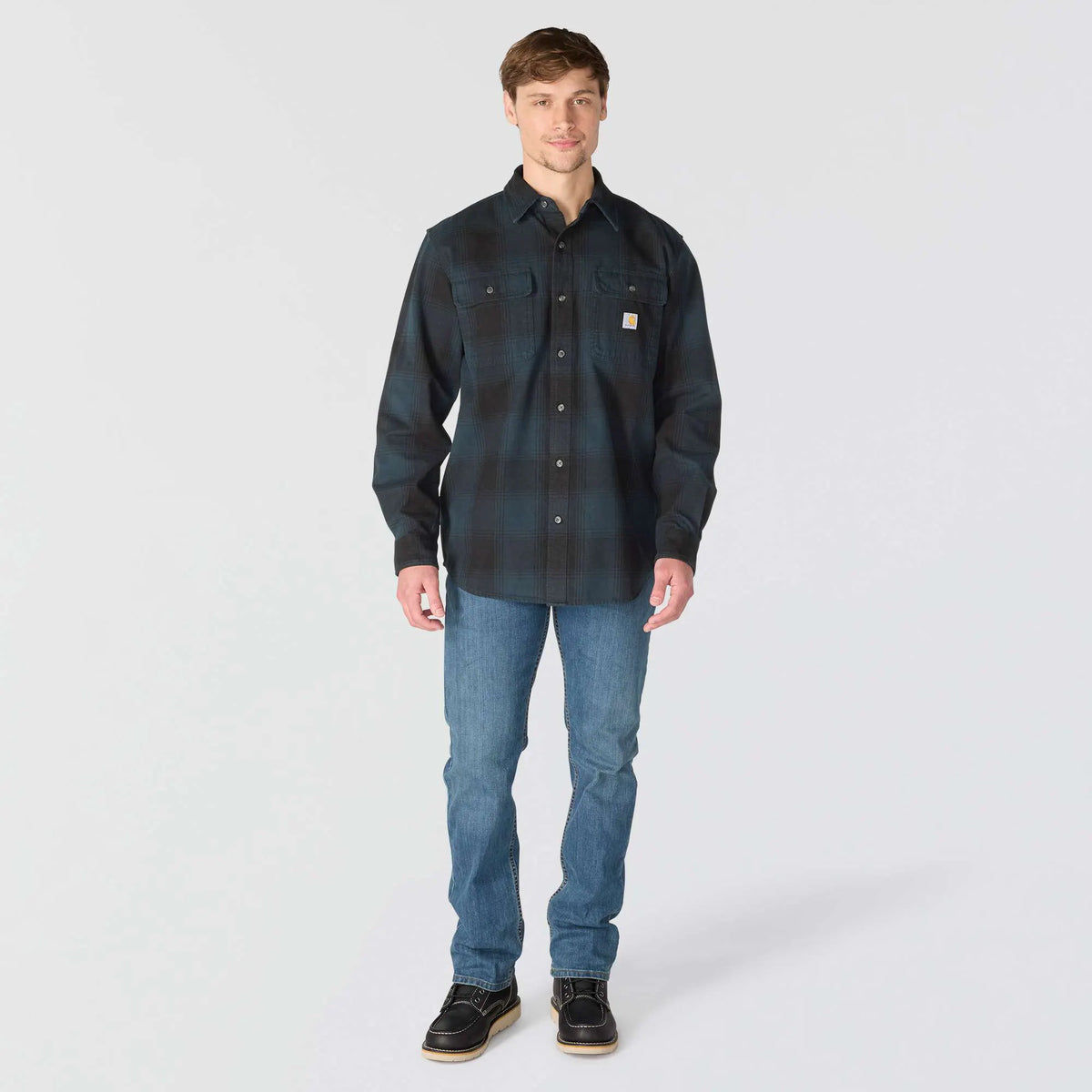 Hubbard Loose LS Plaid Shirt
