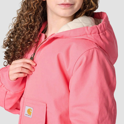 Girls' Canvas Insulated Hooded Active Jac (Youth)