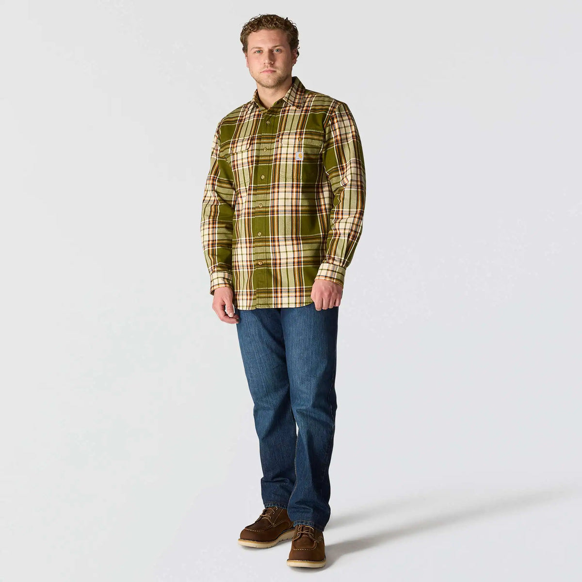 Hubbard Loose LS Plaid Shirt