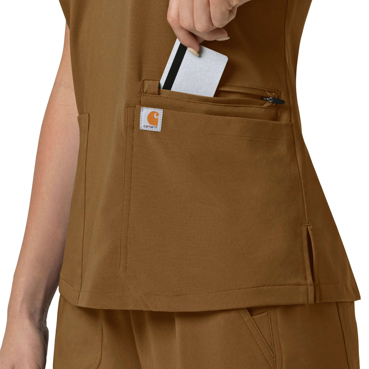 Women's Force Cross-Flex  Flex Panel V-Neck Scrub Top