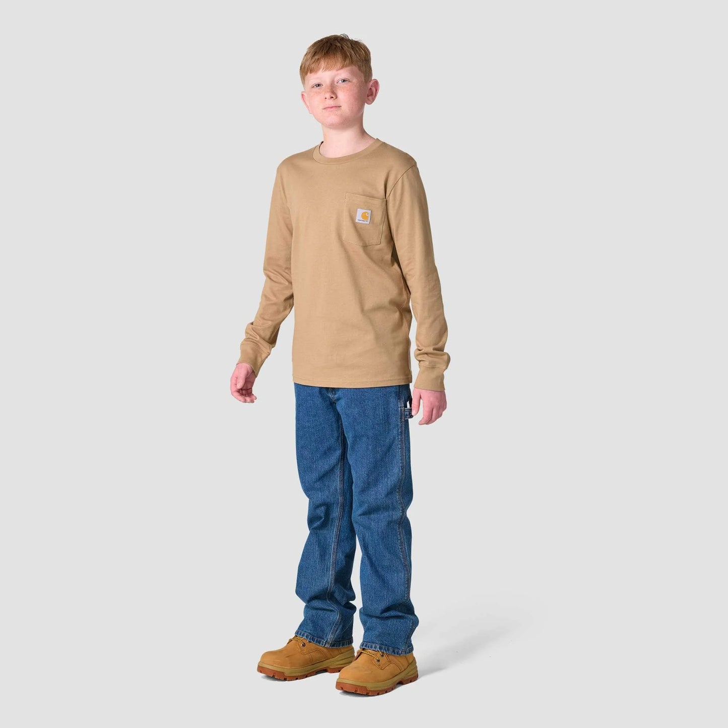Boys' Long Sleeve Duck Camo Dog Pocket T-Shirt (Toddler/Child/Youth)