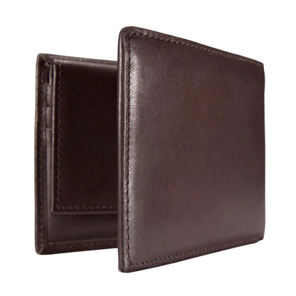 Oil Tan Leather Passcase Wallet