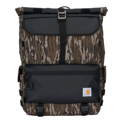 40L Nylon Roll-Top Backpack