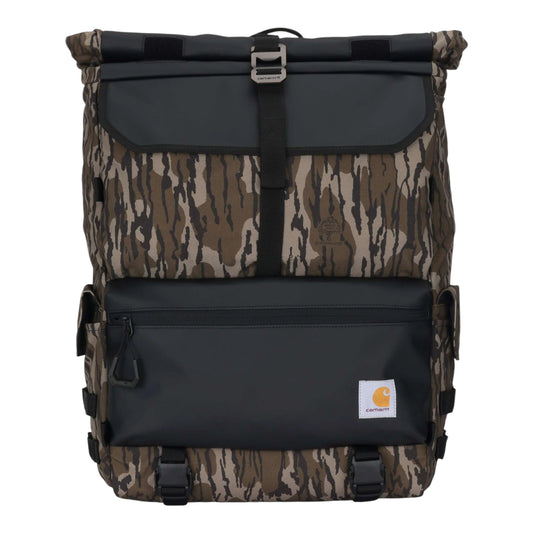 40L Nylon Roll-Top Backpack