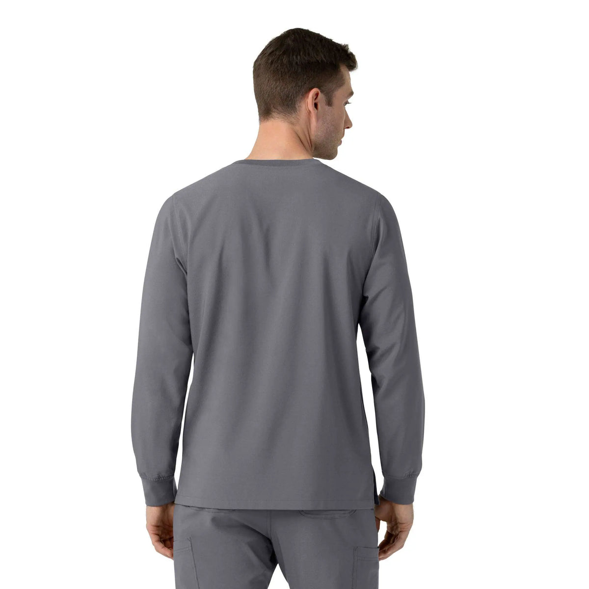 Force Cross-Flex Crew Neck Long Sleeve Scrub Top