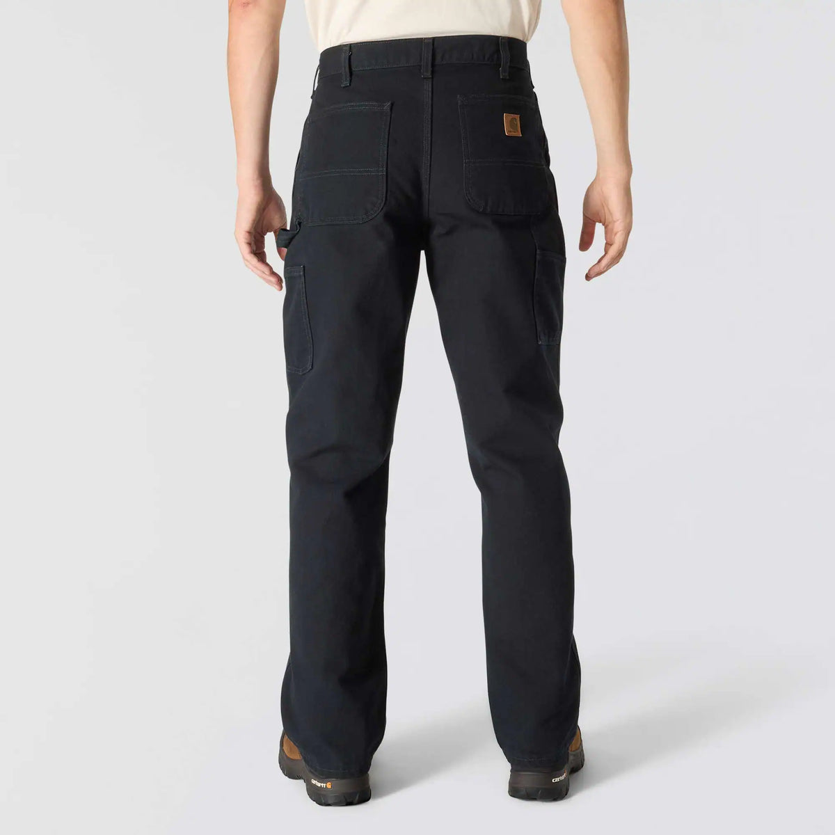 Loose Straight Washed Duck Dungaree