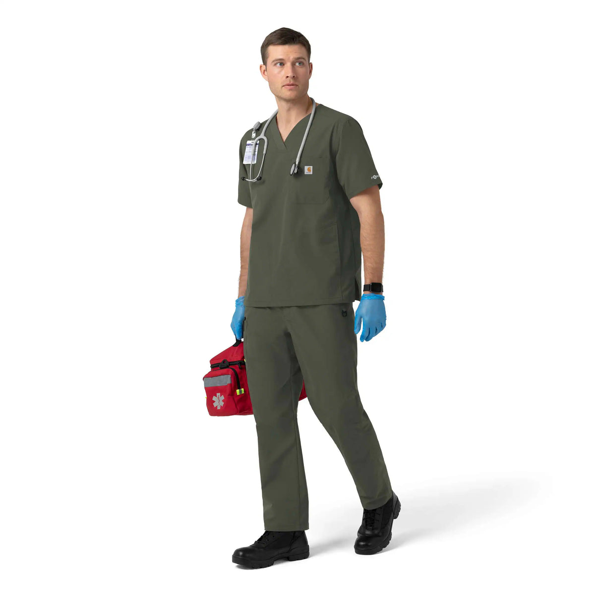 Rugged Flex® FLD Ripstop Straight Leg Cargo Scrub Pant