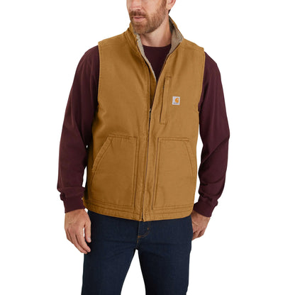 Washed Duck Mock-Neck Vest