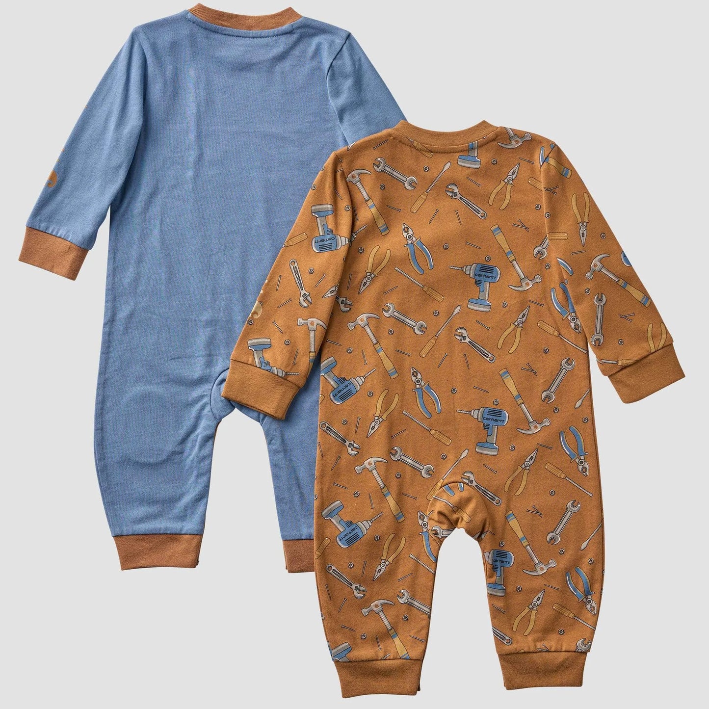 Boys' 2-Piece Long Sleeve Tool Coveralls Set (Baby)