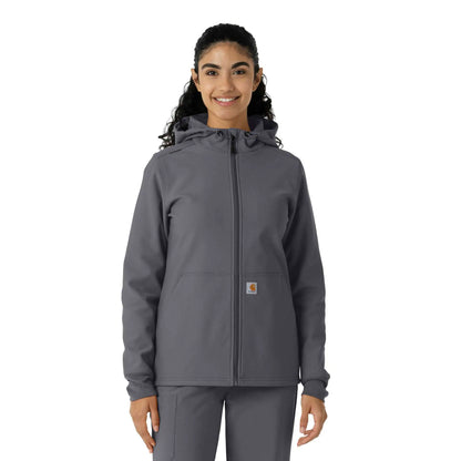 Women's Bonded Fleece Scrub Hoodie