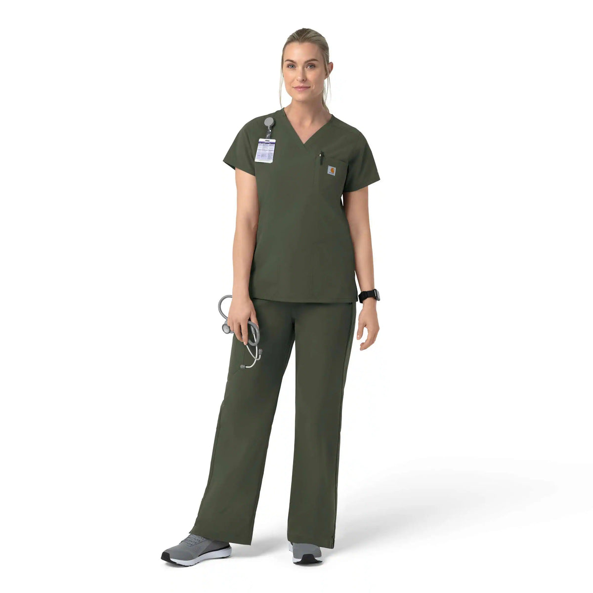 Women's Rugged Flex FLD V-Neck Scrub Top