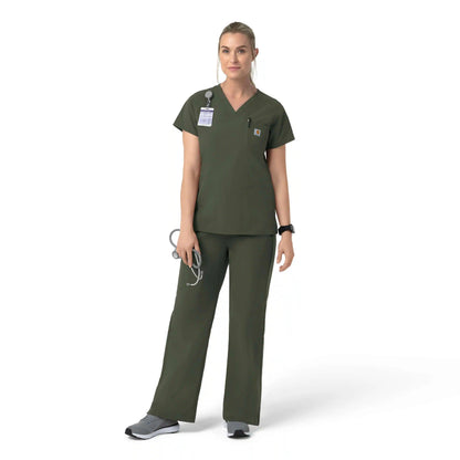 Women's Rugged Flex FLD V-Neck Scrub Top