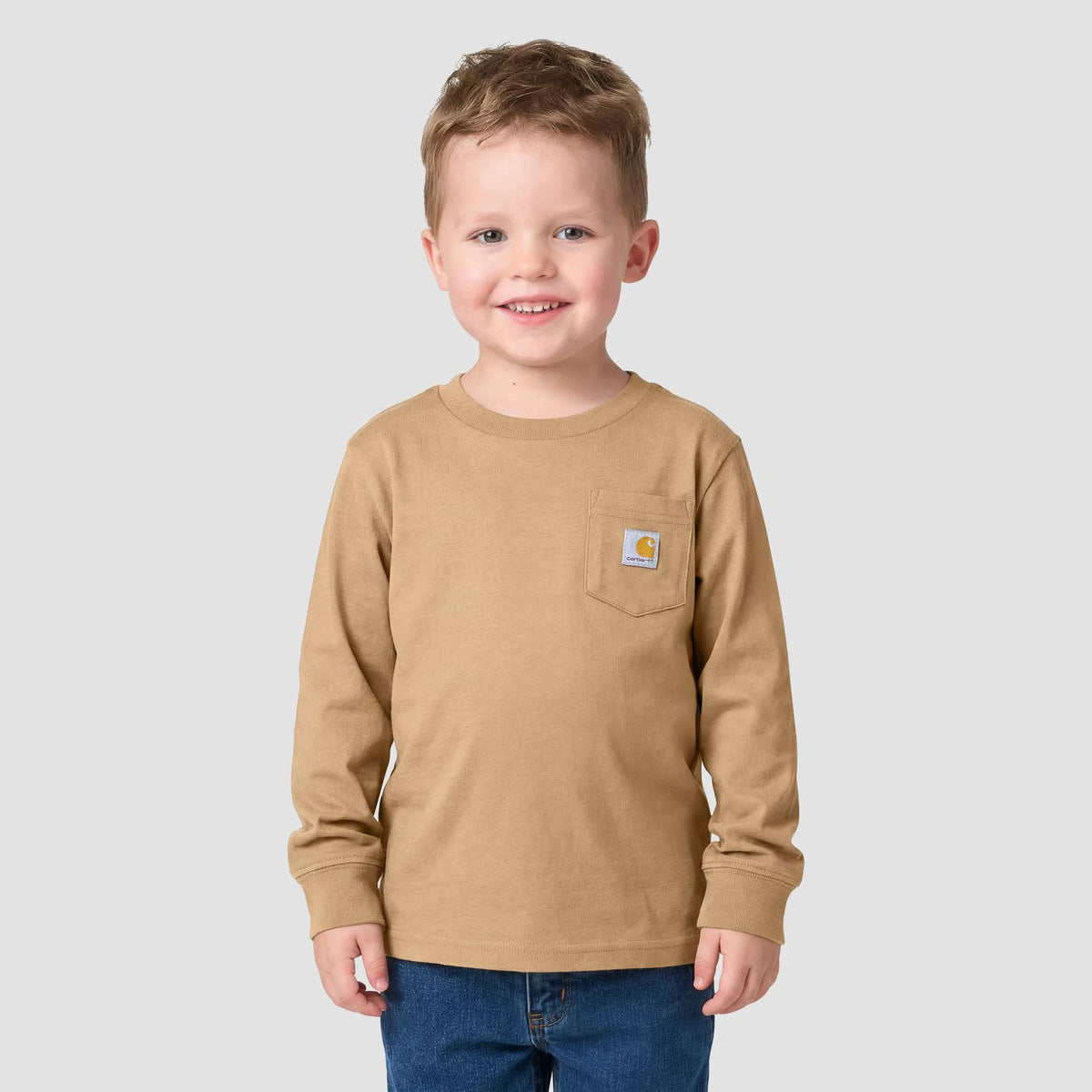 Boys' Long Sleeve Duck Camo Dog Pocket T-Shirt (Toddler/Child/Youth)
