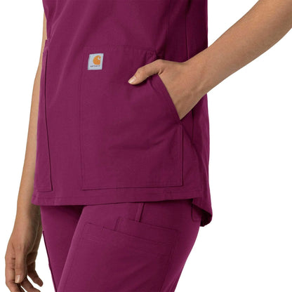 Women's Force Essentials Notch Neck Tunic Scrub Top