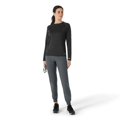 Women's Force Sub-Scrubs Heathered Performance Long Sleeve Tee