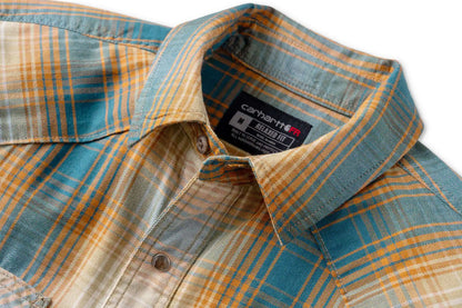 Flame Resistant Montana Relaxed Fit Midweight Twill Snap Front Plaid Shirt
