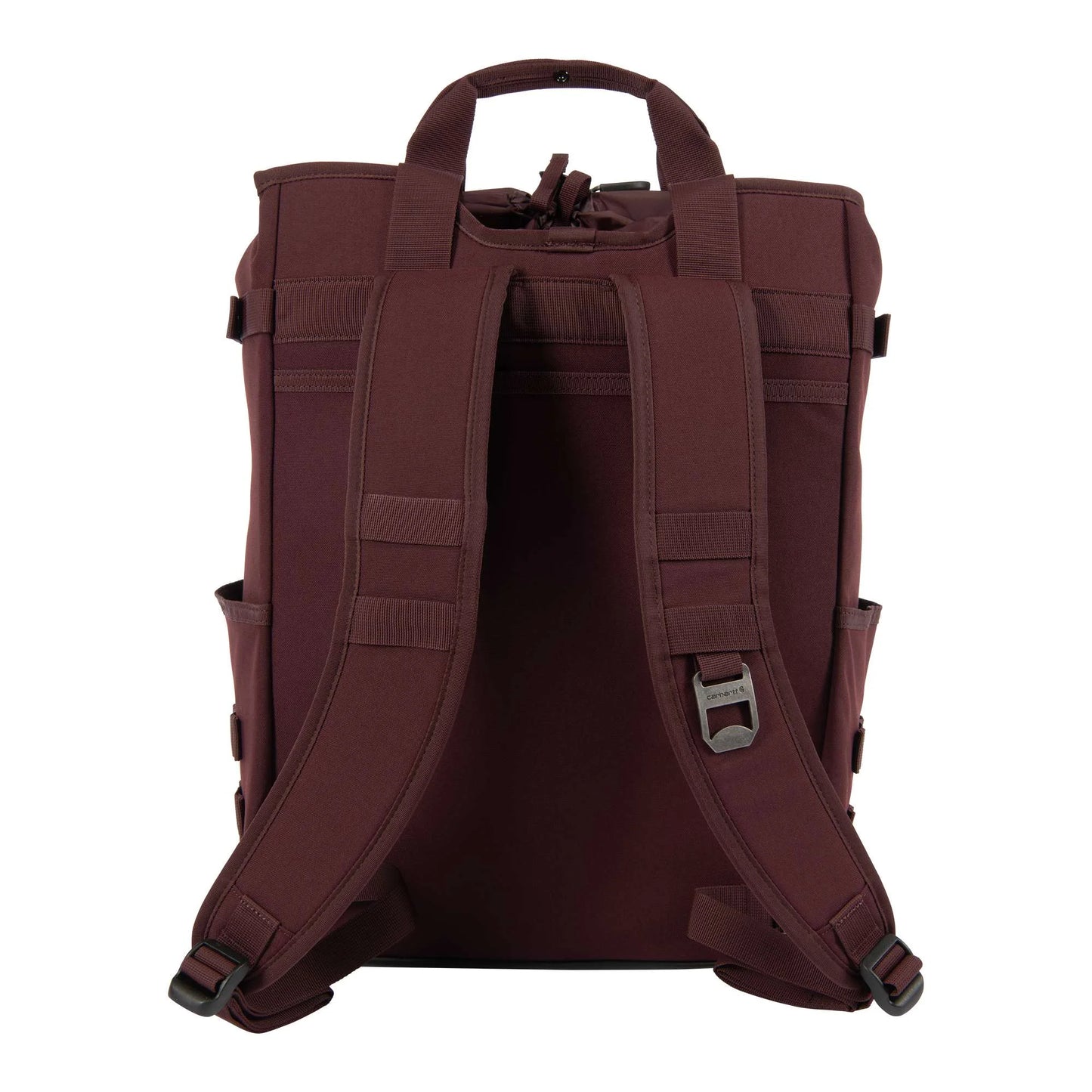 28L Nylon Cinch-Top Convertible Tote Backpack