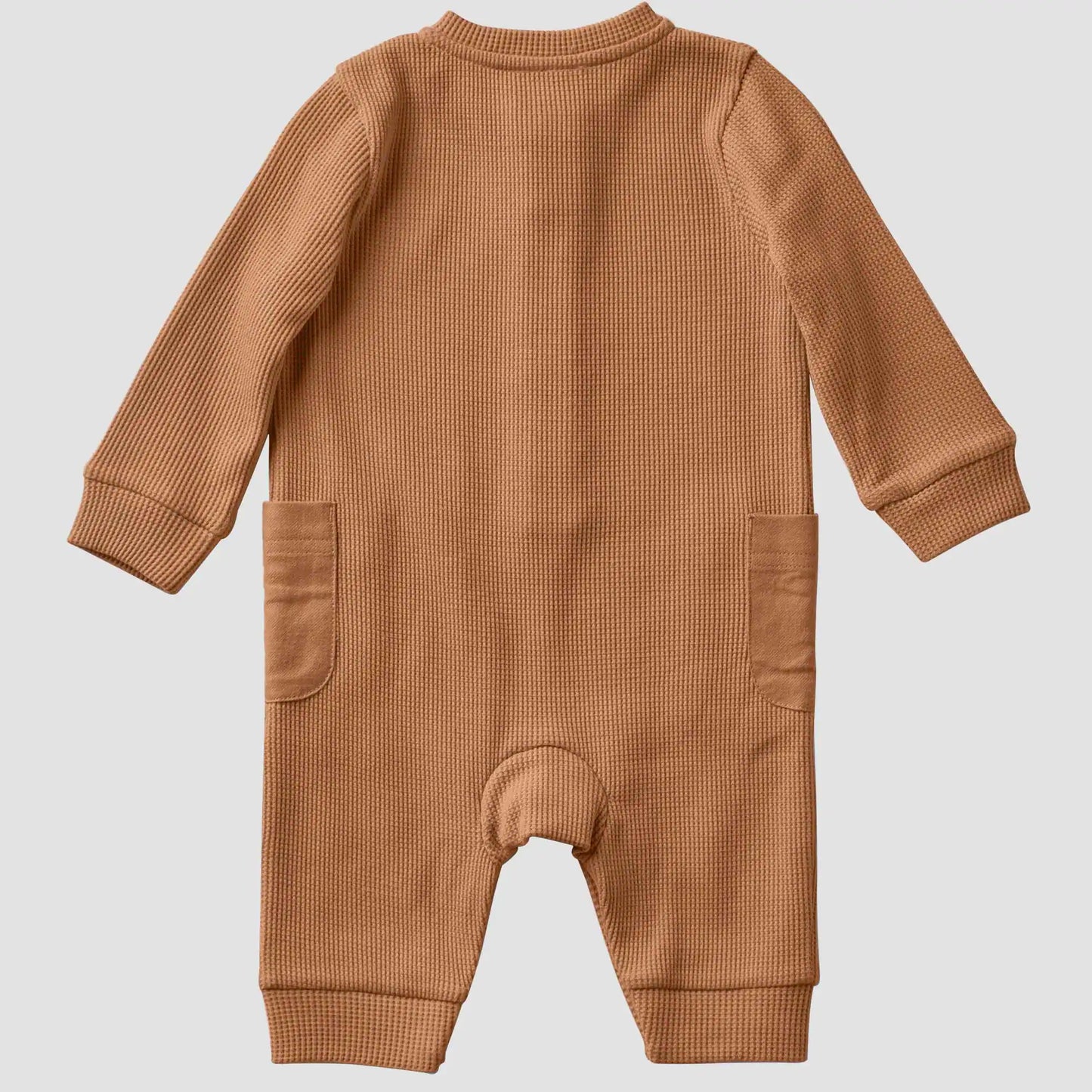 Kids' Long Sleeve Thermal Henley Coverall (Baby)