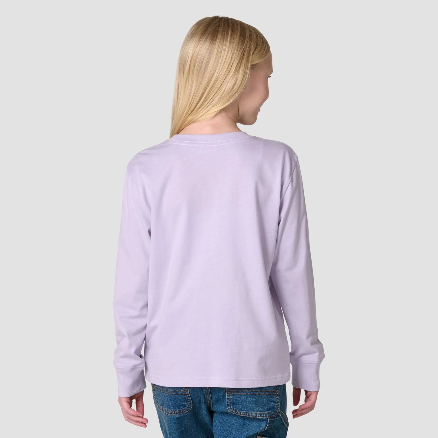 Girls' Long Sleeve Floral Pocket T-Shirt (Toddler/Child/Youth)