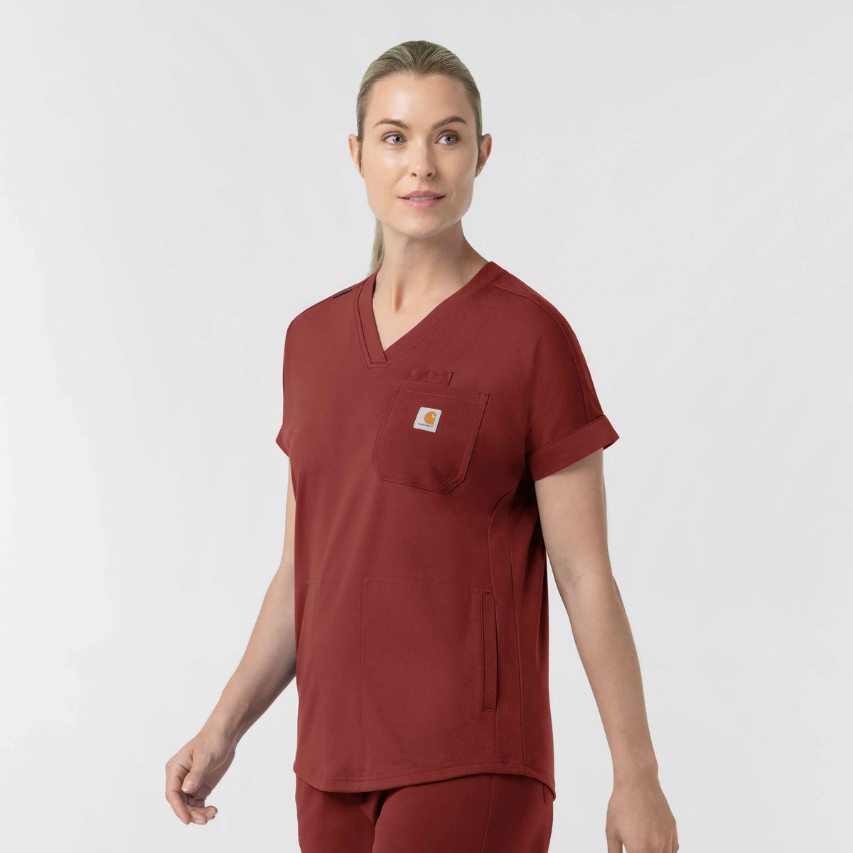 Women's Force Cross-Flex Knit V-Neck Scrub Top