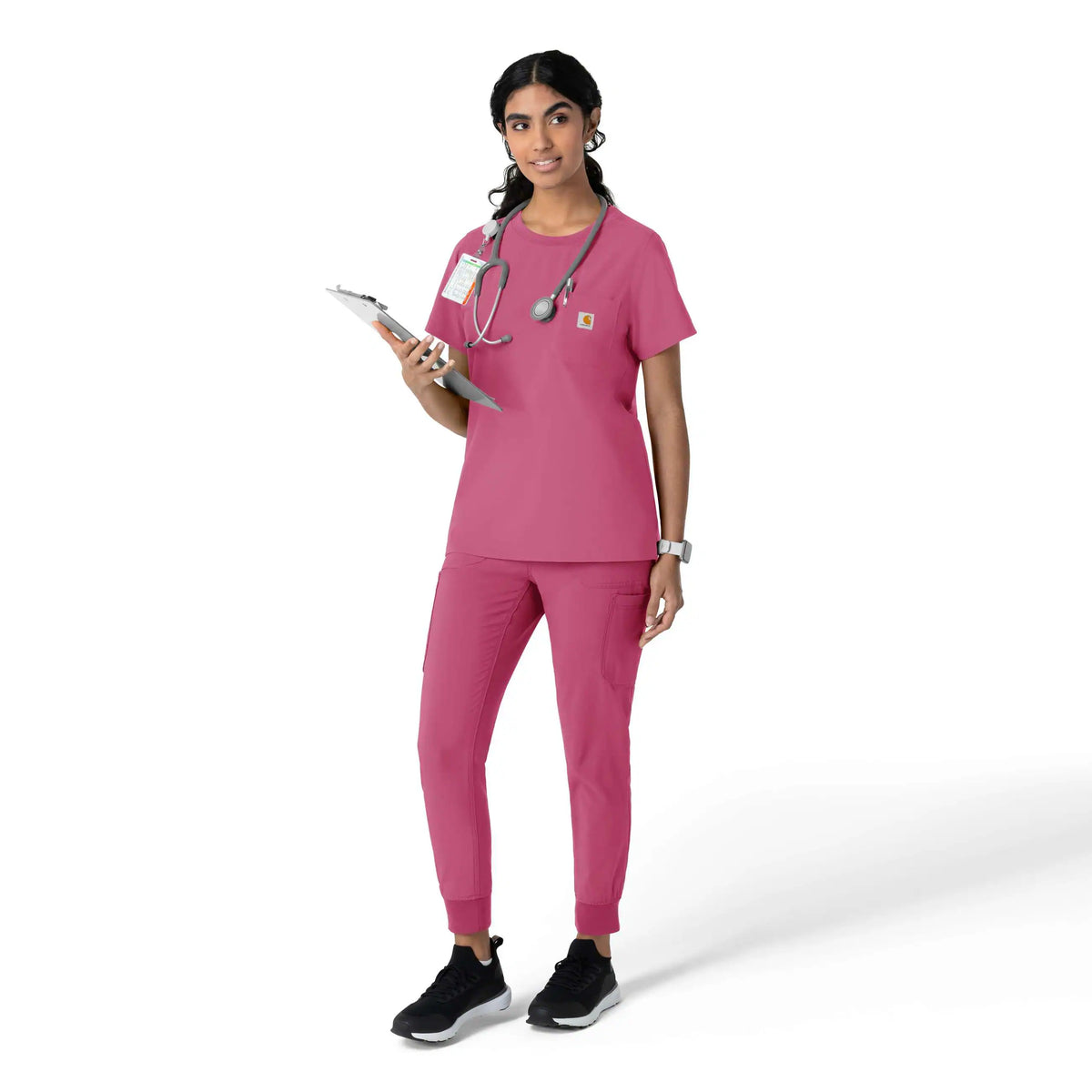 Women's Force Cross-Flex Crew Neck Scrub Top