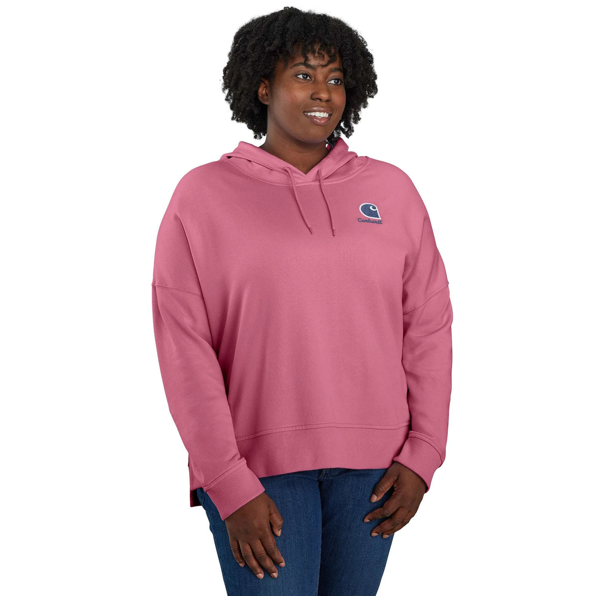 Women's TENCEL™ Fiber Series Loose Fit Graphic Hooded Sweatshirt