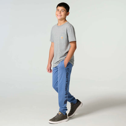 Boys' Re-Engineered Garment Dye Logo Sweatpants (Child)