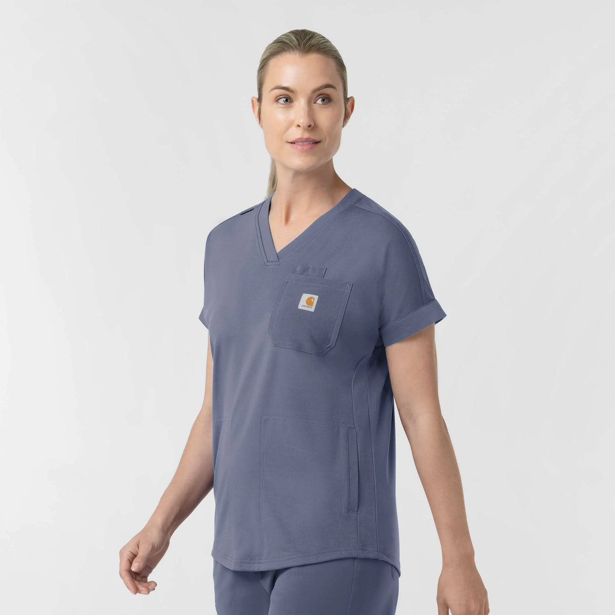 Women's Force Cross-Flex Knit V-Neck Scrub Top