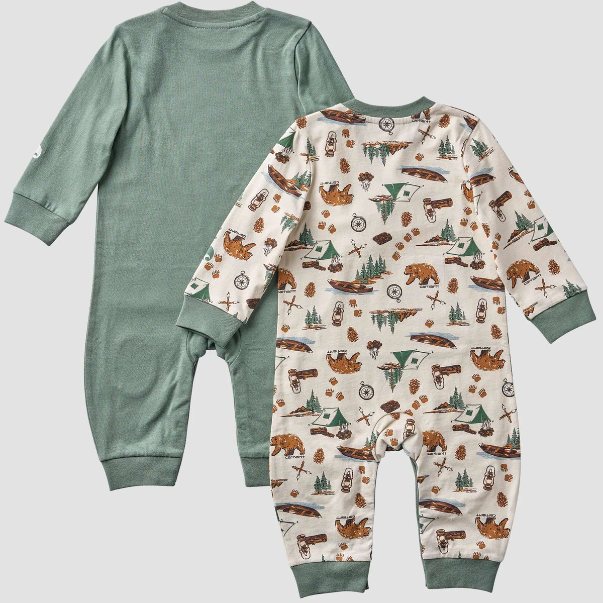 Girls' 2-Piece Long Sleeve Outdoor Coverall Set (Baby)